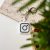 Instagram NFC kulcstartó Fehér - Fekete