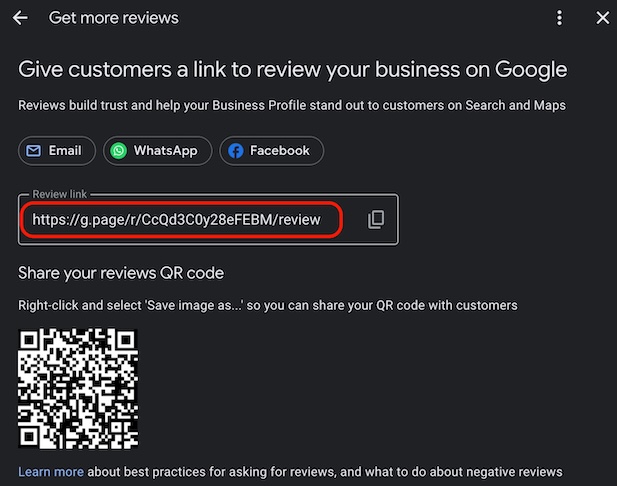 Ivy Coffee google review link segítség
